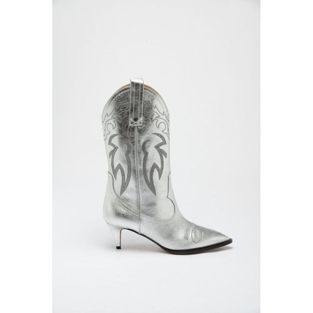 Moschino Multicolor Viscose High Heel Women's Boots